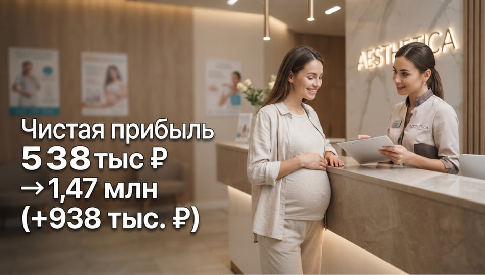 Многопрофильная клиника: нашли «золотое направление», выстроили его экономику и подняли чистую прибыль всего бизнеса на 173%