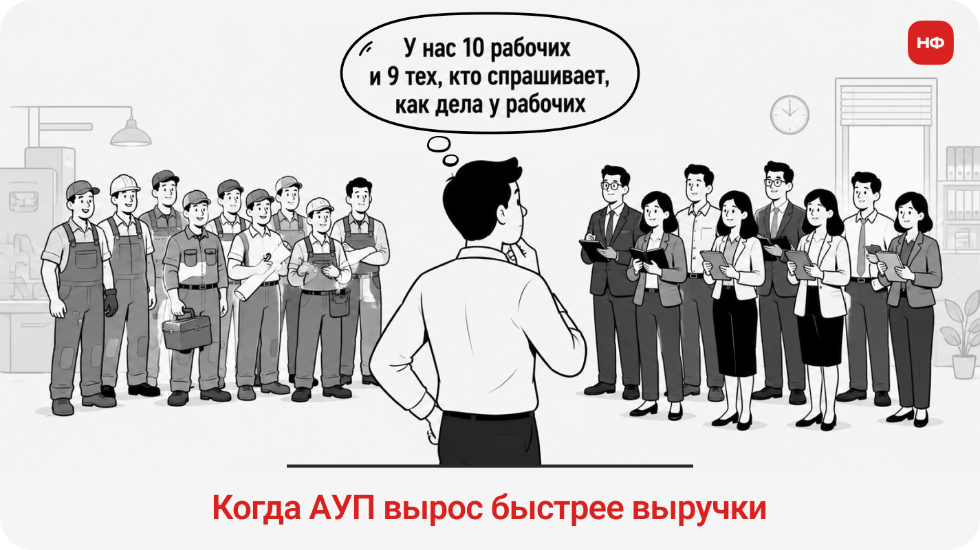 мем про раздутый административно-управленческий персонал