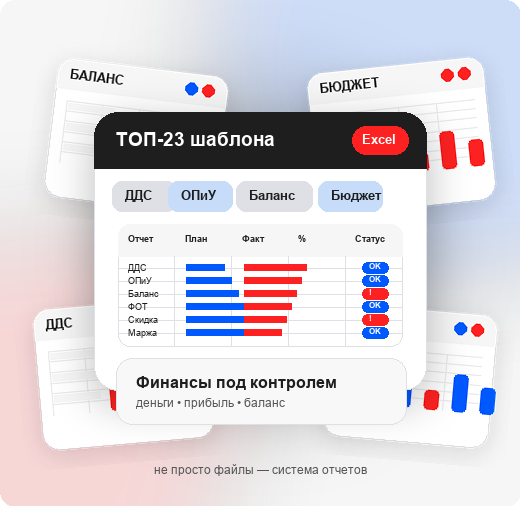 Шаблоны финансовых отчётов