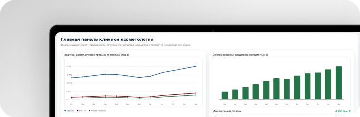 Финансовая модель клиники косметологии и&nbspэстетической медицины